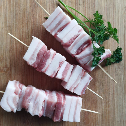 Vark sosaties (Pork sosatie)